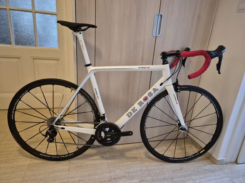 De Rosa King XS (Shimano 105, Mavic Ksyrium SLE, vel. 55, stav nového kola)
