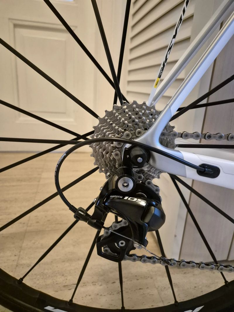 De Rosa King XS (Shimano 105, Mavic Ksyrium SLE, vel. 55, stav nového kola)