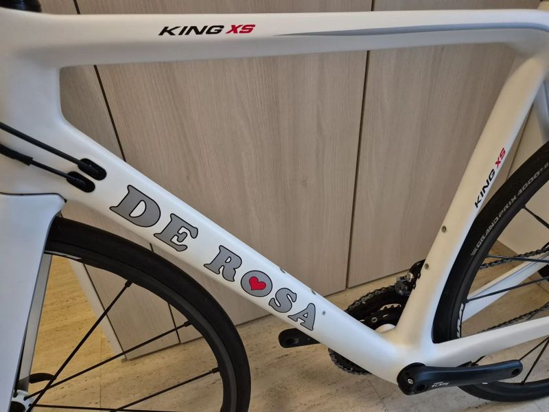 De Rosa King XS (Shimano 105, Mavic Ksyrium SLE, vel. 55, stav nového kola)