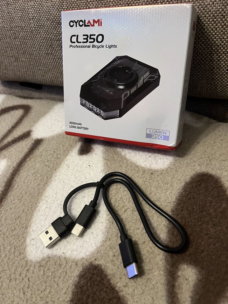Cyclami Cl350 Predné svetlo na bicykel
