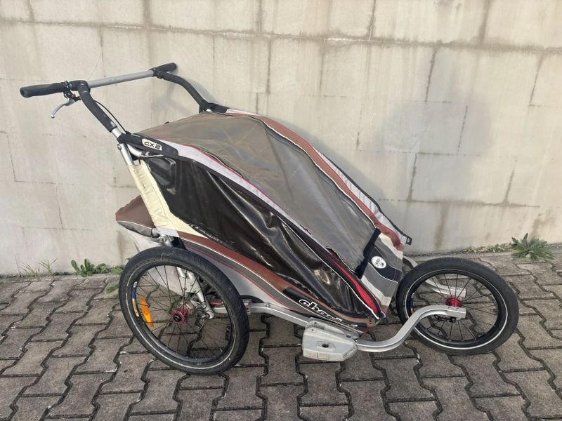 Chariot CX2 dětský vozík pro 2 děti, jogging, cyklo a lyžařský set
