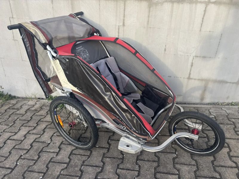 Chariot CX2 dětský vozík pro 2 děti, jogging, cyklo a lyžařský set