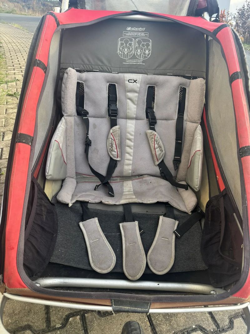 Chariot CX2 dětský vozík pro 2 děti, jogging, cyklo a lyžařský set