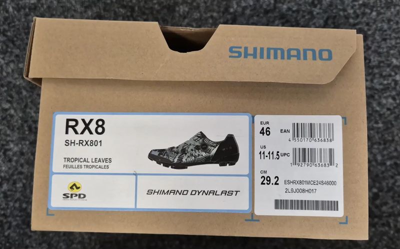 Nové Shimano gravel SPD RX8 SH-RX801