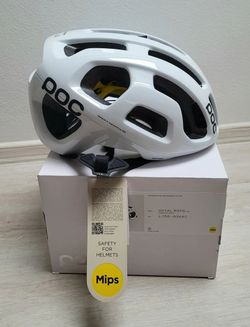 Nová cyklo helma POC Octal MIPS Hydrogen White vel. 56-62