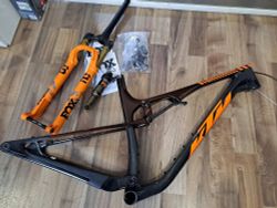 NOVÁ rámová sada KTM Scarp Exonic 100mm / 29er / boost / velikost L / včetně vidlice a tlumiče Fox
