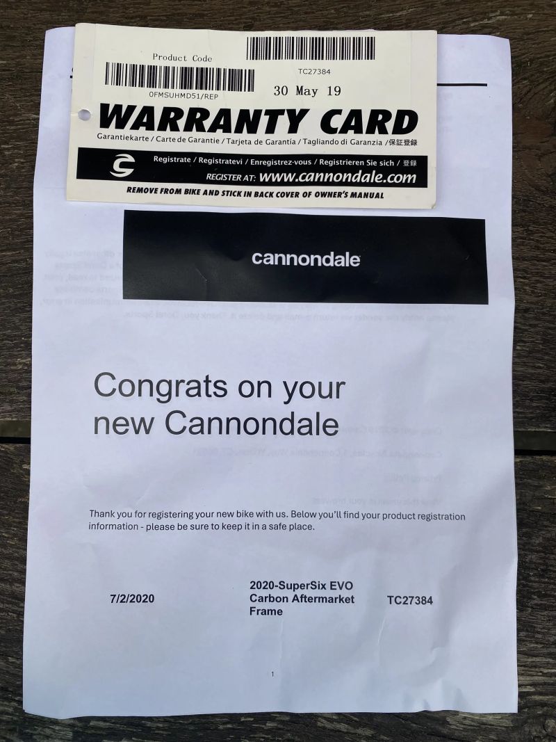 Rám Cannondale Super six evo Hi- mod