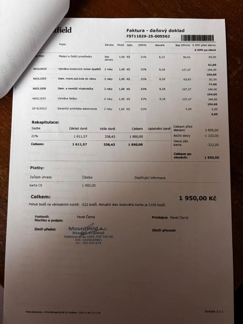 Mountfield TOUR 1.2 (model 2023)