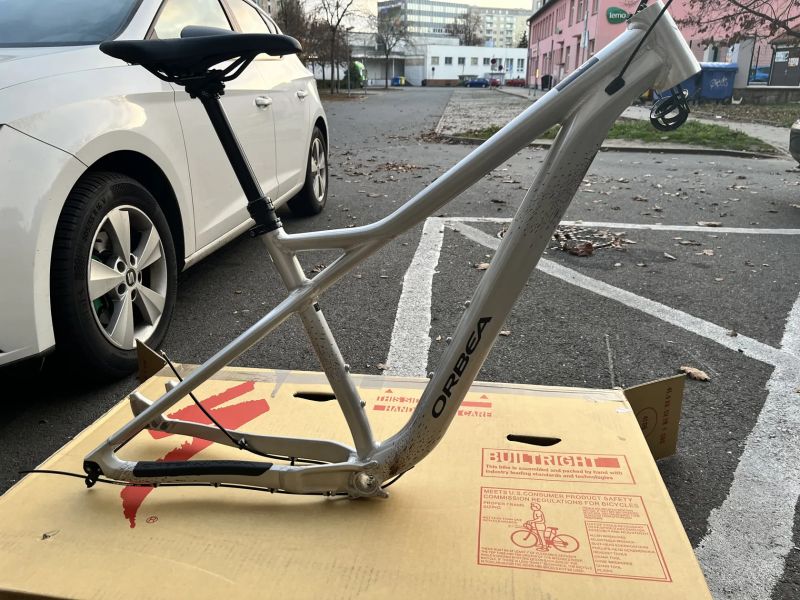 Rám Orbea Laufey Raw Silver 