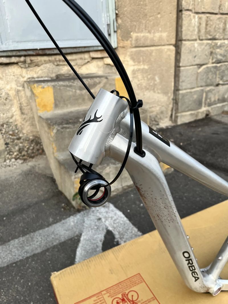 Rám Orbea Laufey Raw Silver 