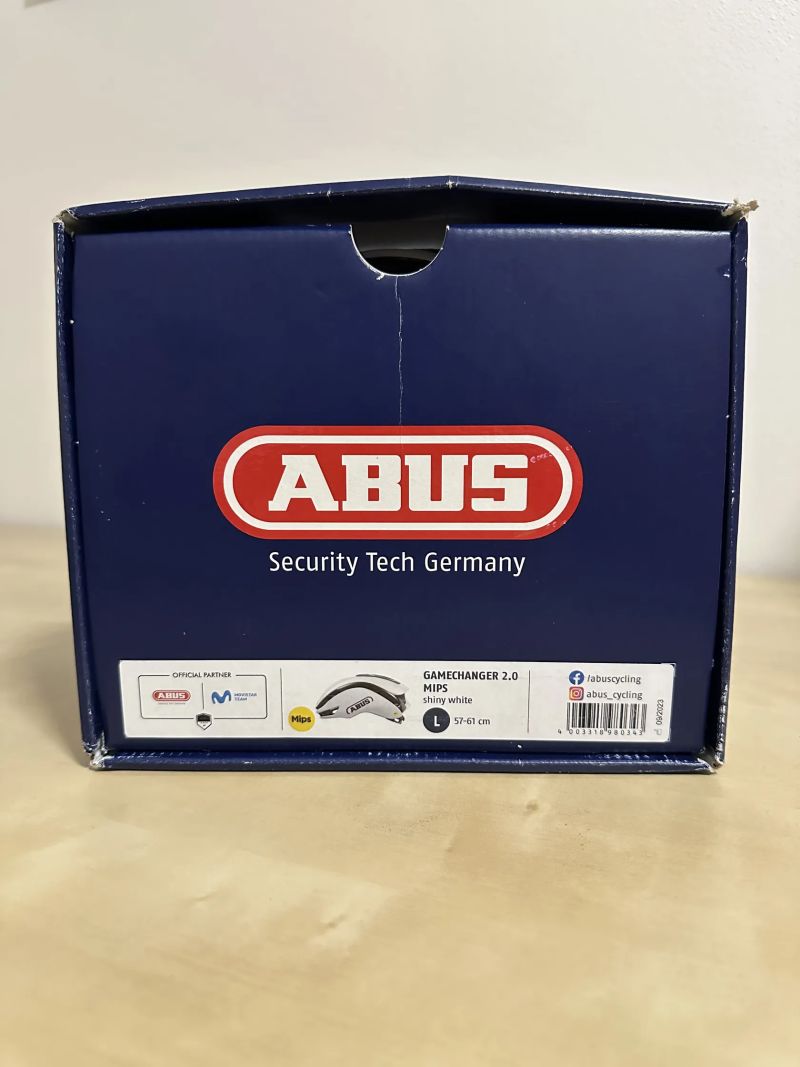 ABUS Gamechanger 2.0 MIPS shiny white