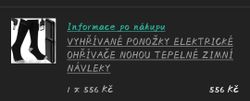 Vyhřívané ponožky 
