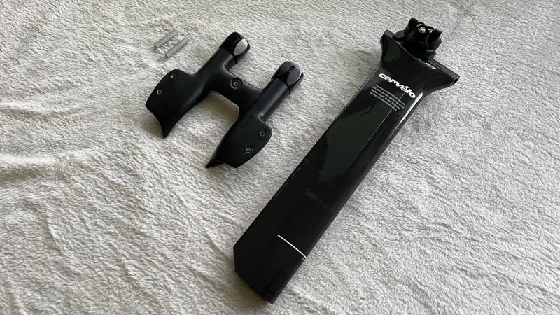 Cervélo P5 Six Dura Ace mech.