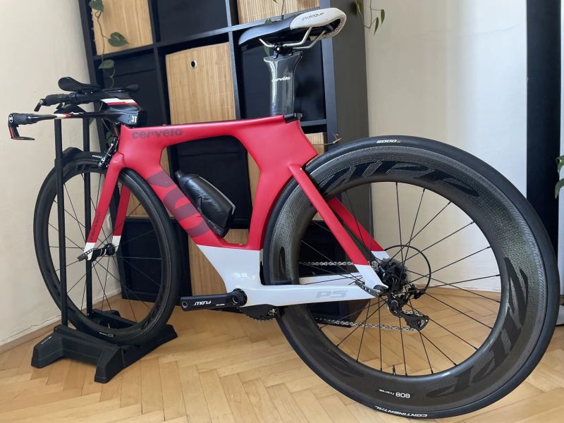 Cervélo P5 Six Dura Ace mech.