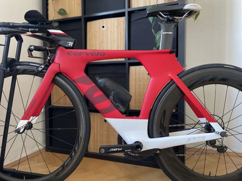 Cervélo P5 Six Dura Ace mech.