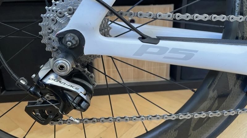 Cervélo P5 Six Dura Ace mech.