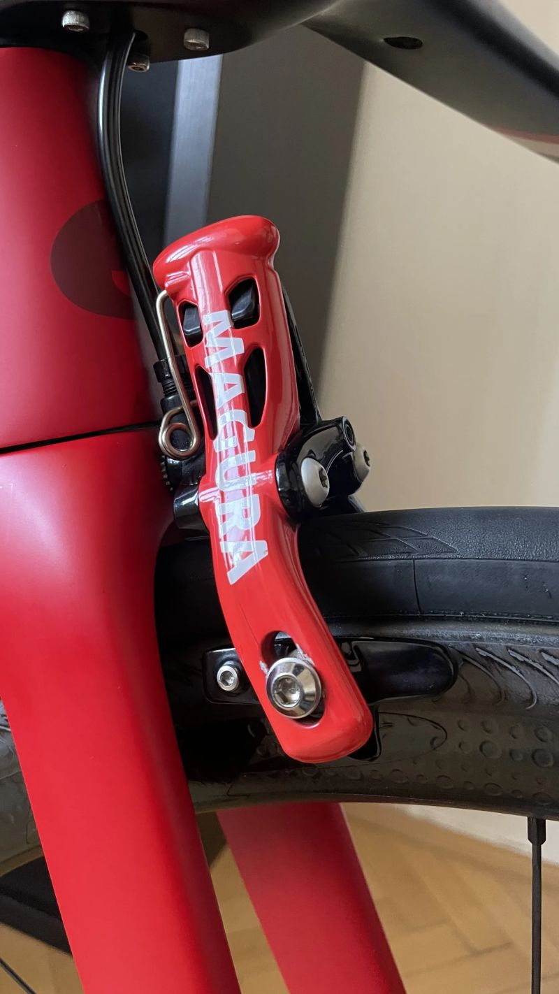 Cervélo P5 Six Dura Ace mech.