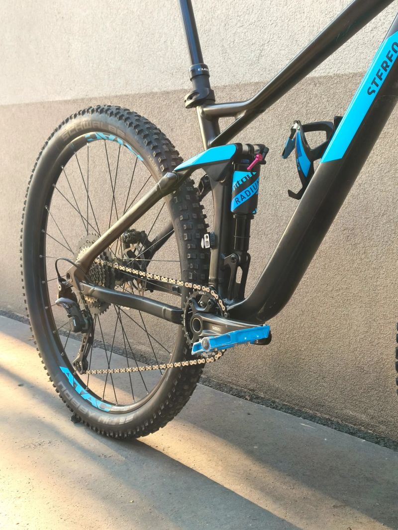 CUBE STEREO 120 RACE vel. M/18", 29", Shimano XT, TOP STAV