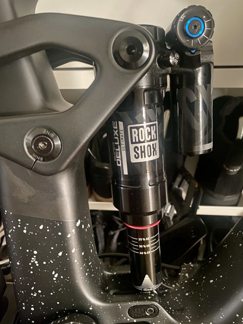 Vzduchový tlumič RockShox Super Deluxe Ultimate 205x65 trunion, nový