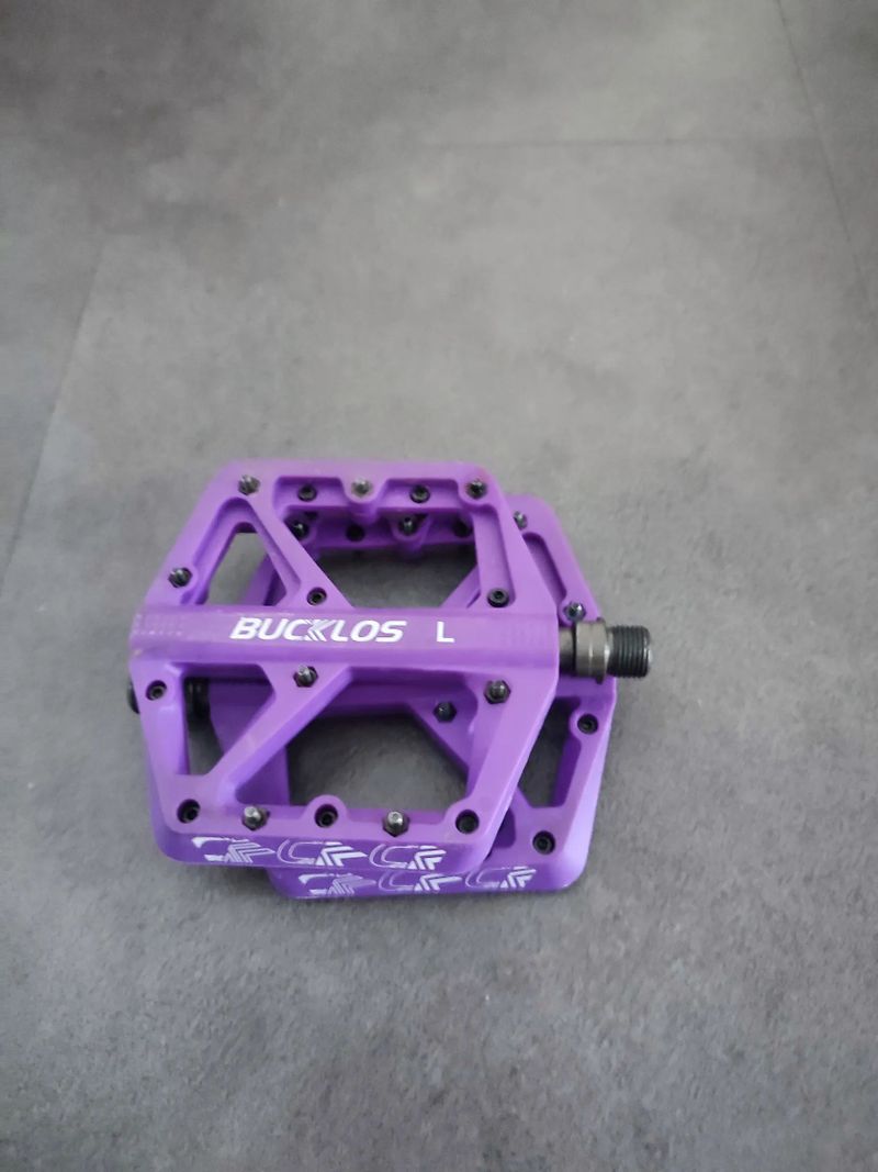 Fialove platformové pedále + packeta Zdarma