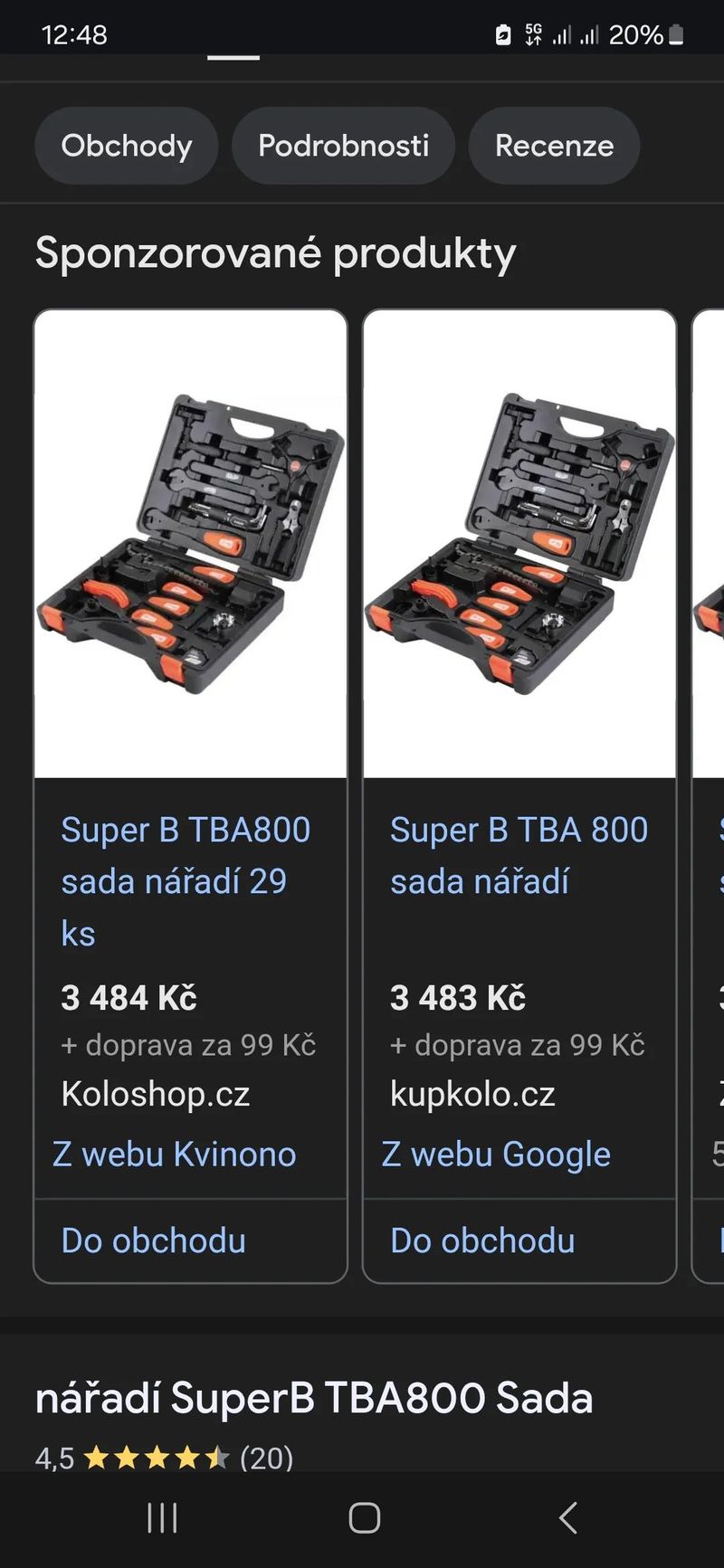 SuperB sada 29 kusů nářadí