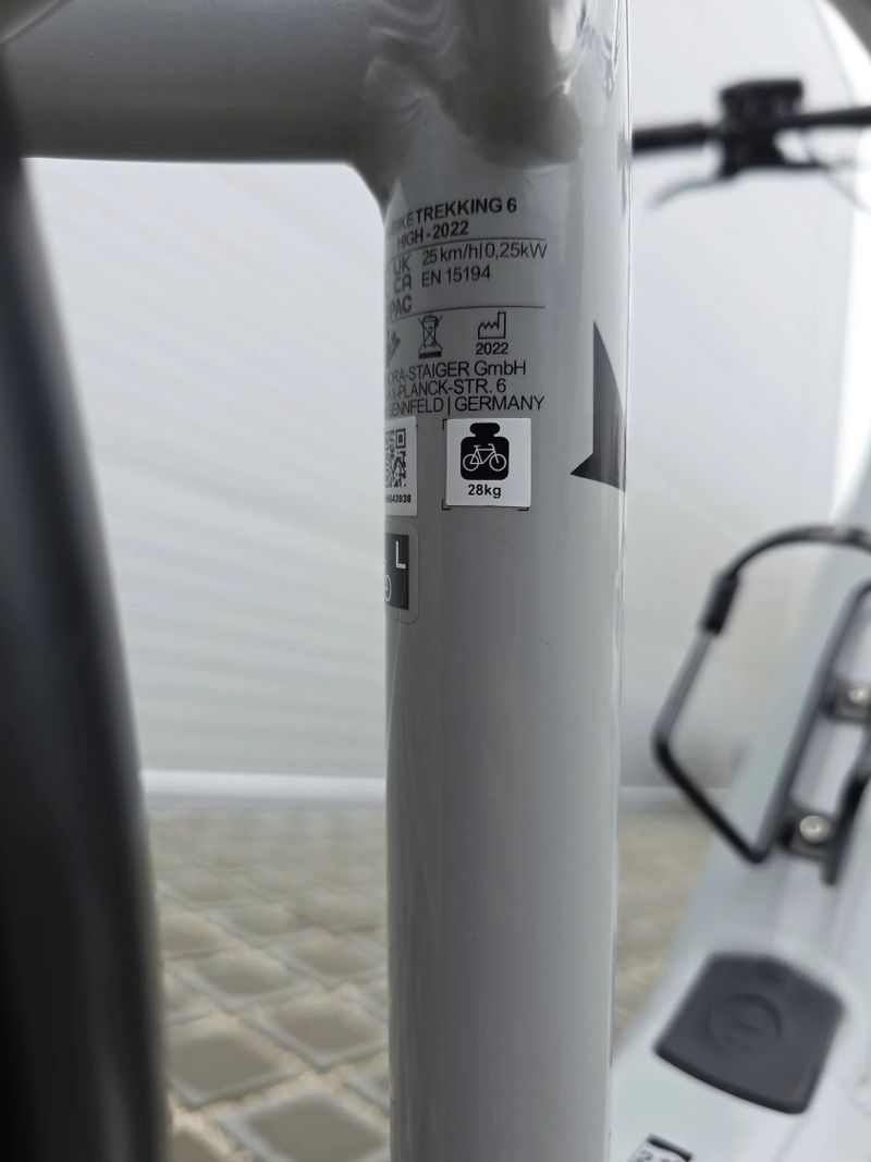 Elektrokolo Haibike Trekking 6 2022 630Wh 27,5" – velikost L