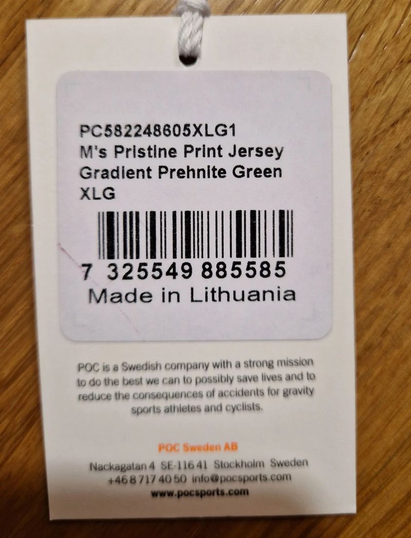 POC Pristine Print pánský dres krátký rukáv Gradient Prehnite Green