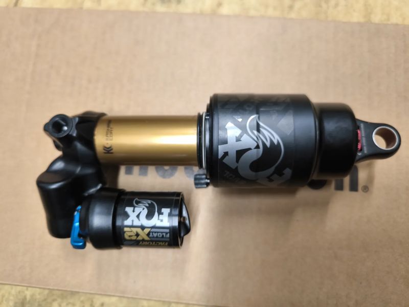 Fox x2 factory 185/55 trunnion