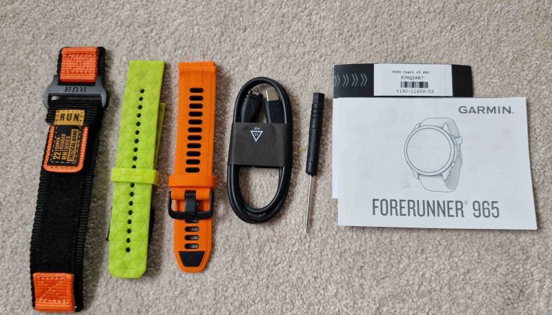 Garmin Forerunner 965 Black + TOPO turistické mapy V5 PRO