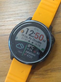 Garmin fenix 6s PRO Glass, Black/Black Band (MAP/Music)