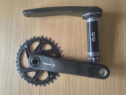 Karbonové kliky Sram X1 boost 175mm