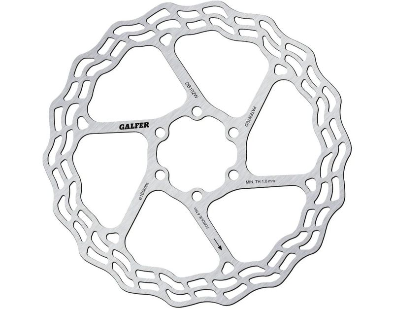 Nový kotouč Galfer wave road 160mm