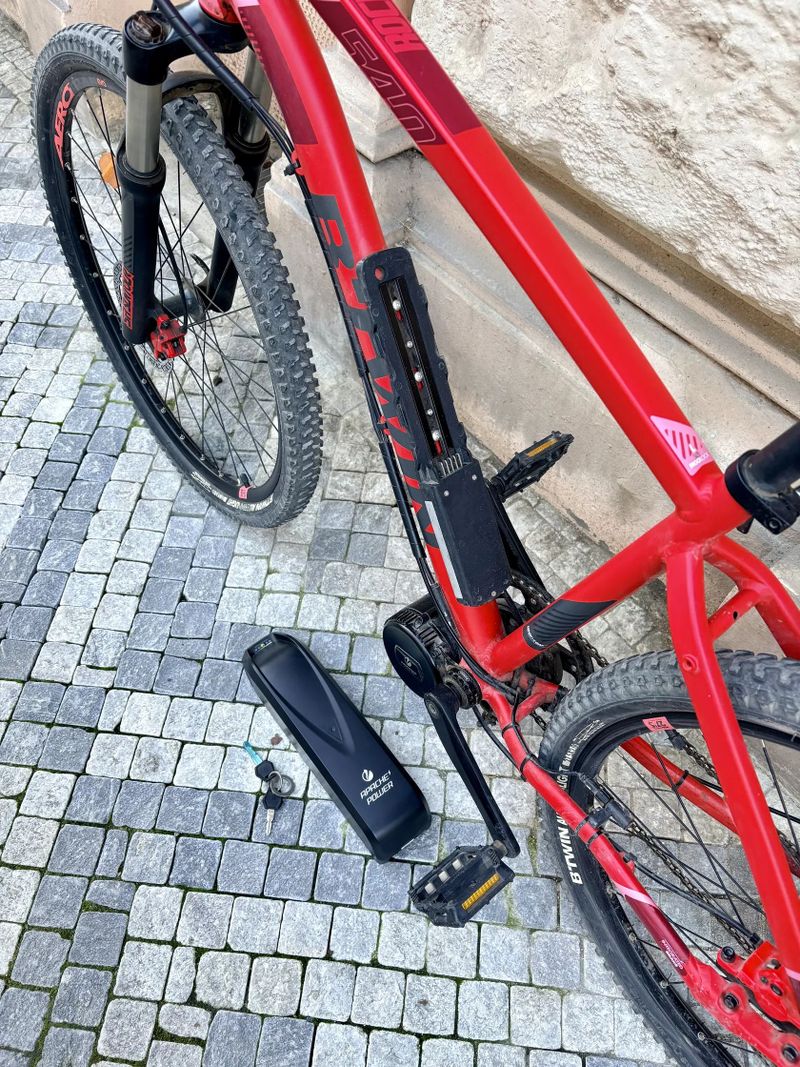 BTWIN Rockrider 540 (27.5") – Profesionálně přestavěné elektrokolo (Apache Power systém)