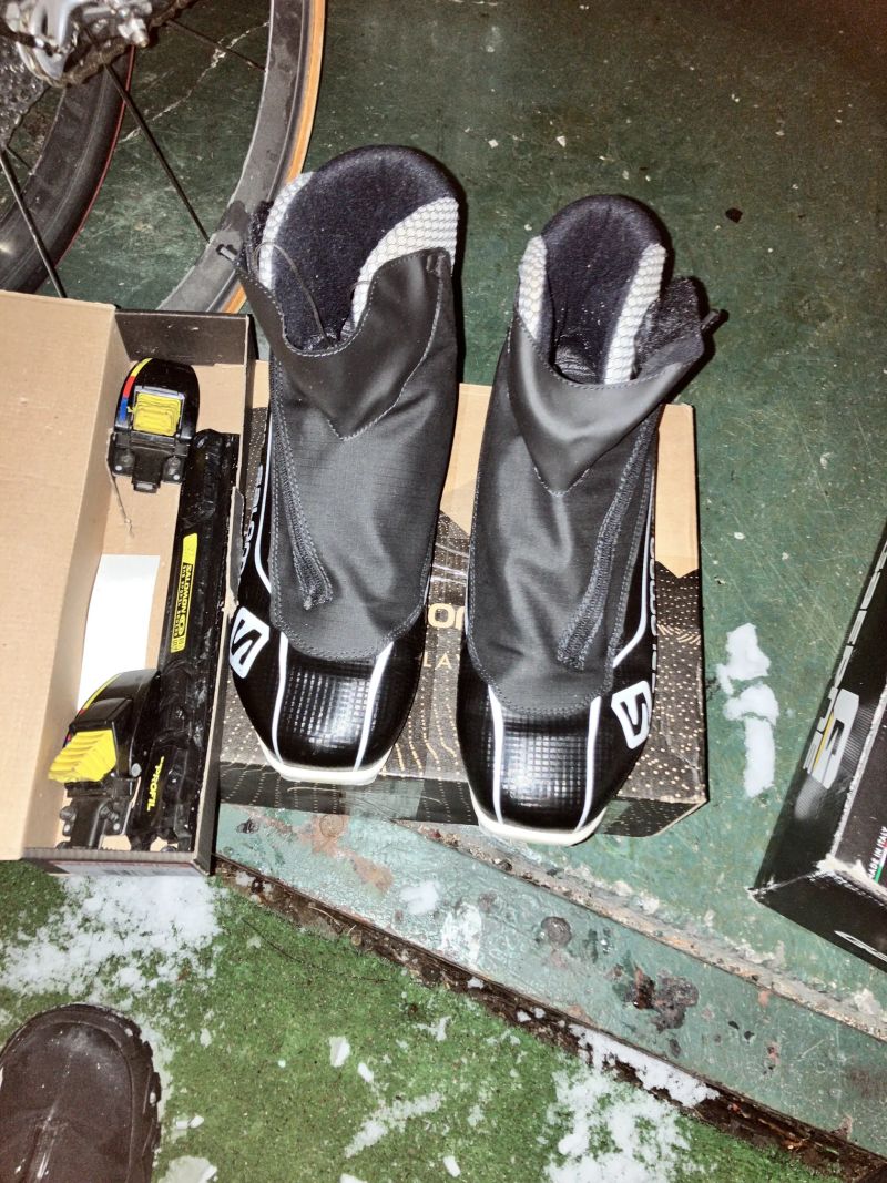 Boty na běžky Salomon rquipe cl s vázáním Salomon SNS