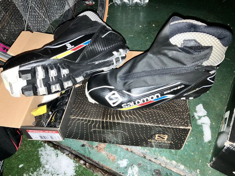 Boty na běžky Salomon rquipe cl s vázáním Salomon SNS