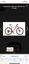 KTM Ultra ride 29 fire orange M
