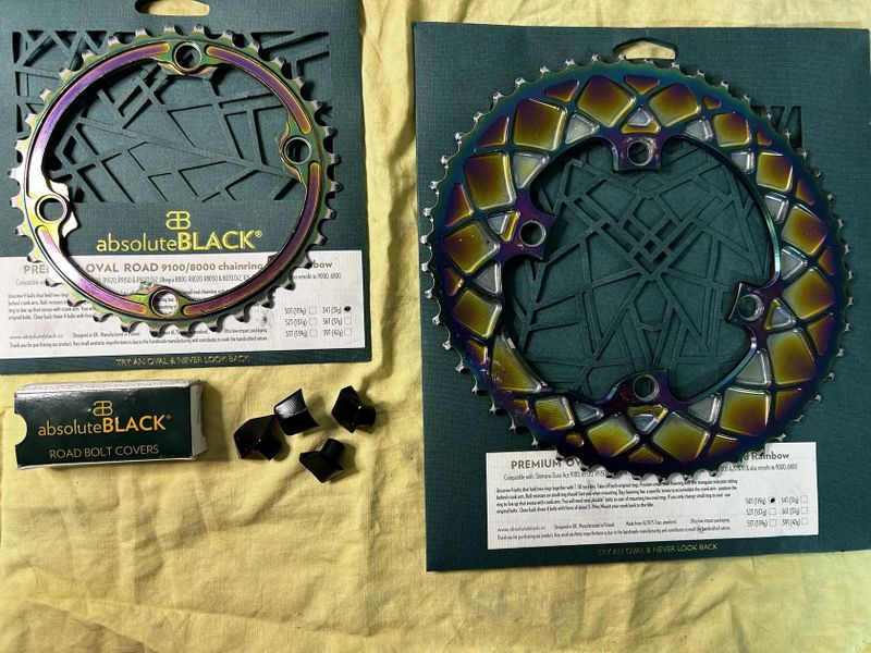 AbsolutBlack převodníky 50x34T ovál