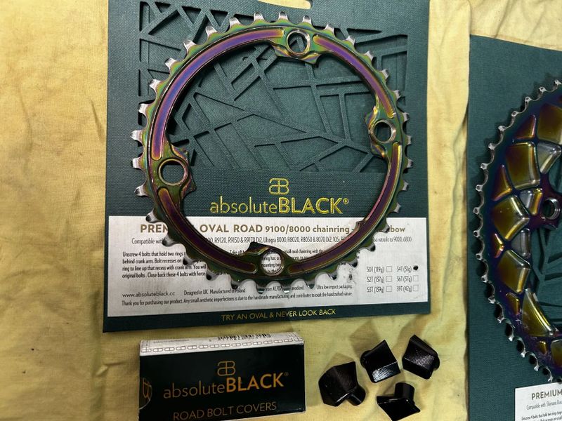 AbsolutBlack převodníky 50x34T ovál