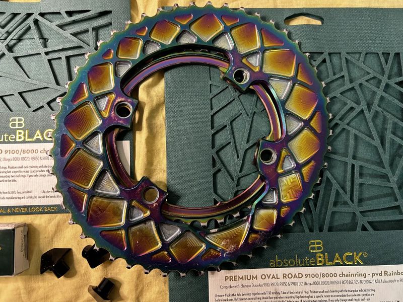 AbsolutBlack převodníky 50x34T ovál