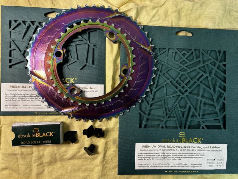 AbsolutBlack převodníky 50x34T ovál