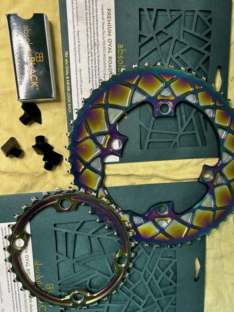 AbsolutBlack převodníky 50x34T ovál