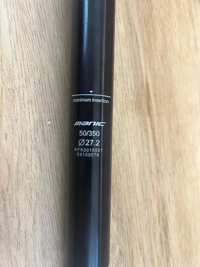 X-Fusion Manic 27.2 mm – teleskopická sedlovka (zdvih 50 mm)