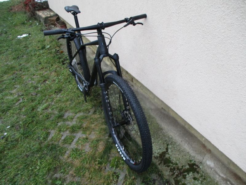 Nové 29" kolo MRX ER25 19,5", Shimano Deore/SLX 1x12, vzduch. vidlice Manitou Machete, pevné osy
