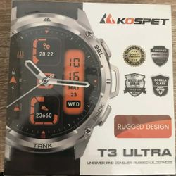 Chytré hodinky KOSPET TANK T3 Ultra Black