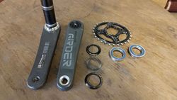 Karbonové kliky Praxis Works Girder 170 mm + převodník OneUp 28z oválný