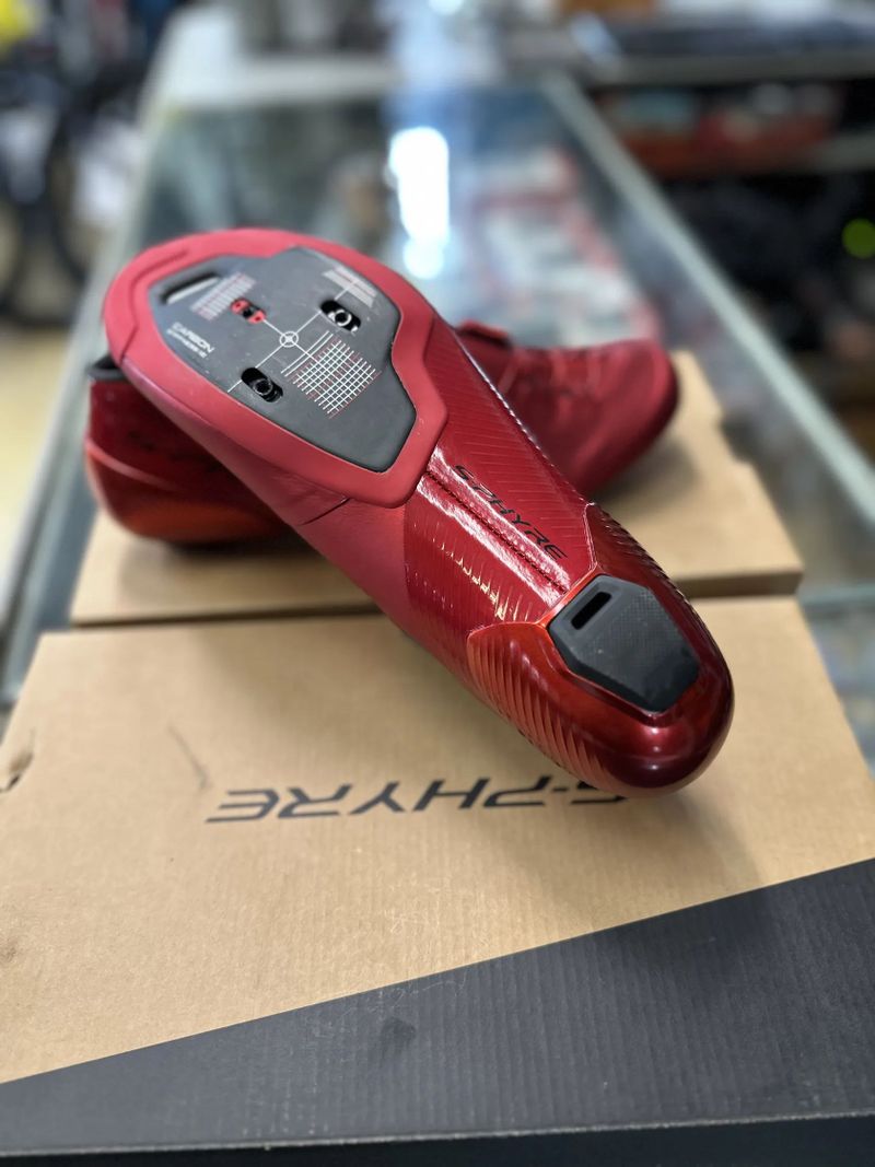 Shimano S-Phyre SH-RC903 silniční tretry červená vel.43 a 44