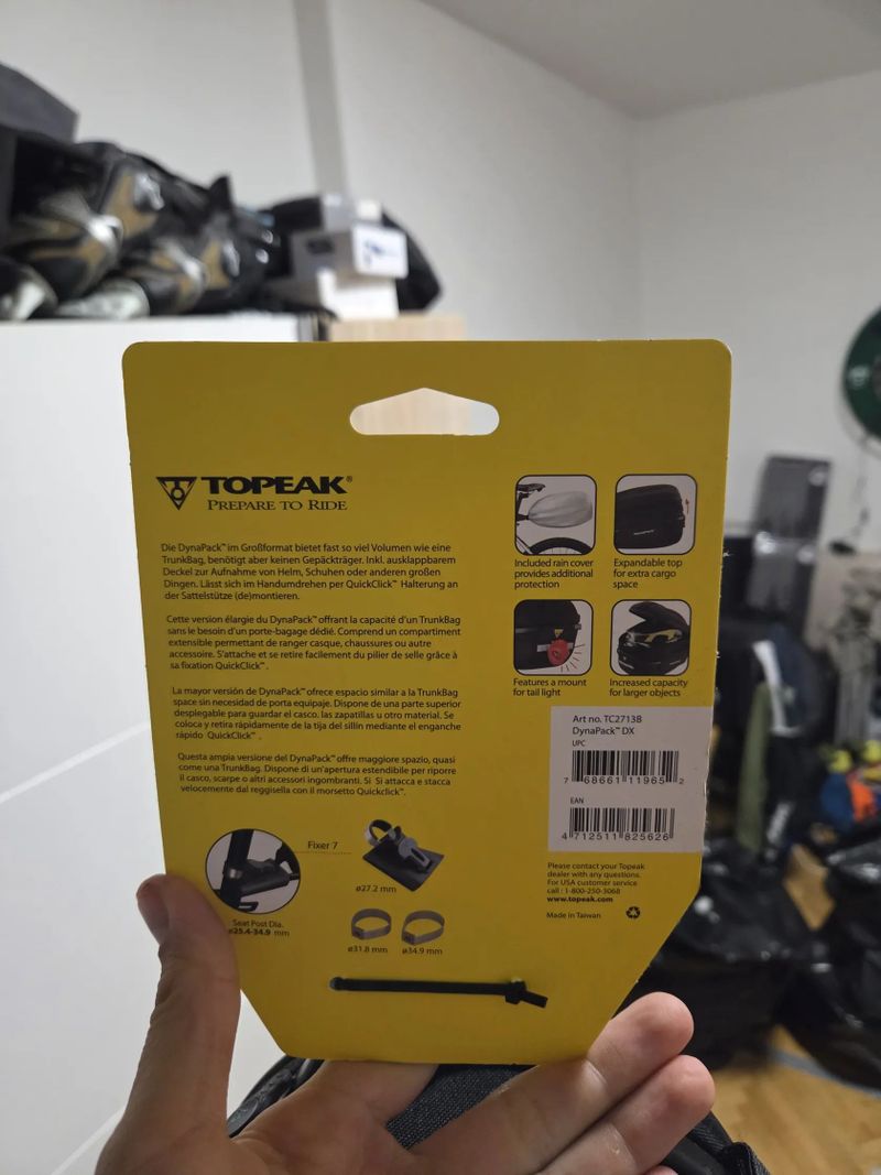 TOPEAK DynaPack DX - nové, nepoužité 