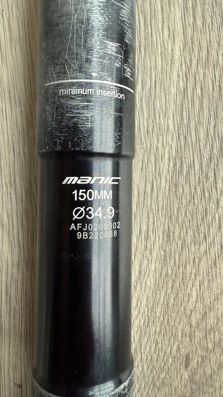 Teleskopická sedlovka X-Fusion Manic 150mm/34,9mm + páčka