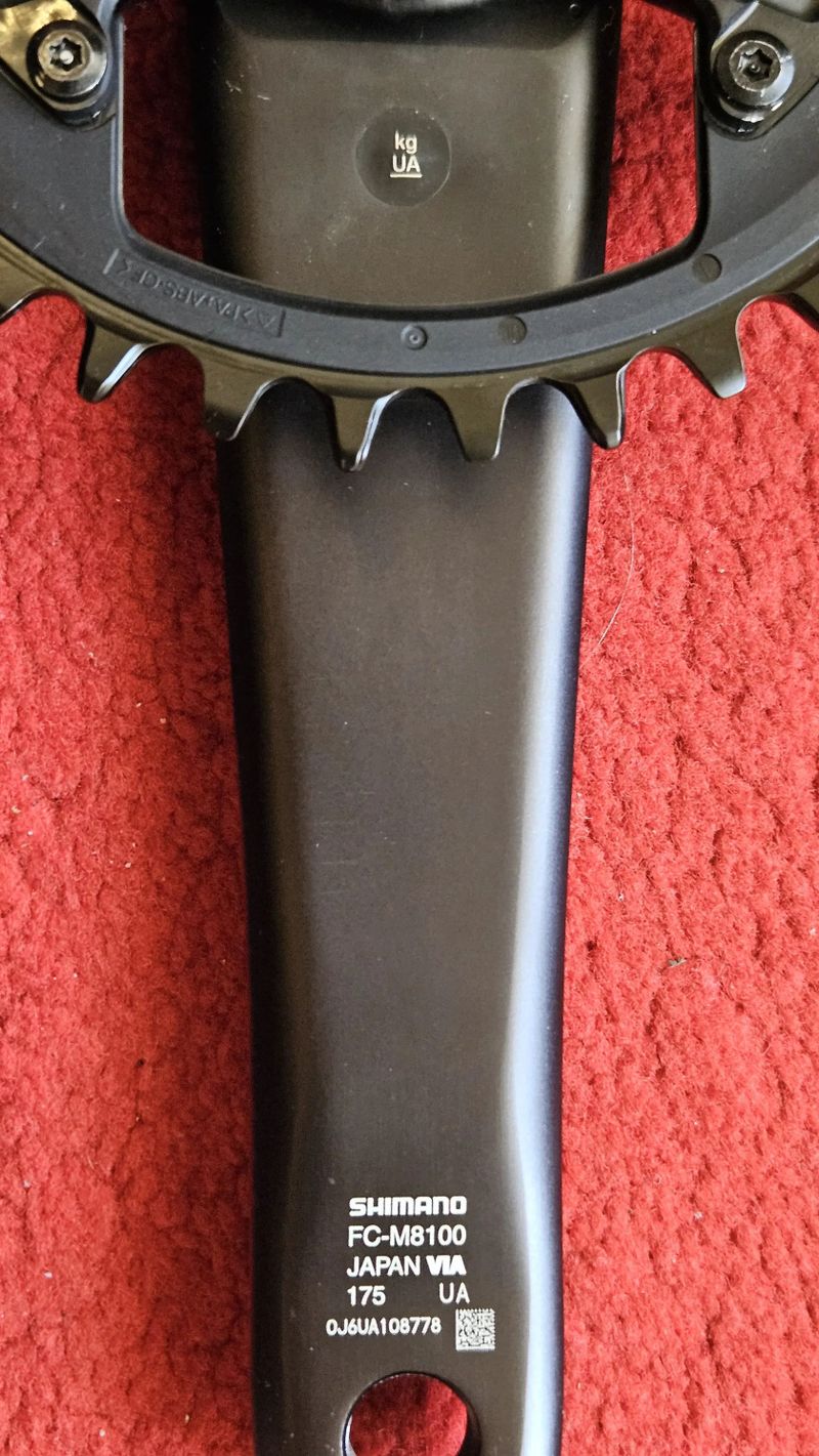 Kliky Shimano XT Fc-M8100 175 mm + nový XT převodník 36z