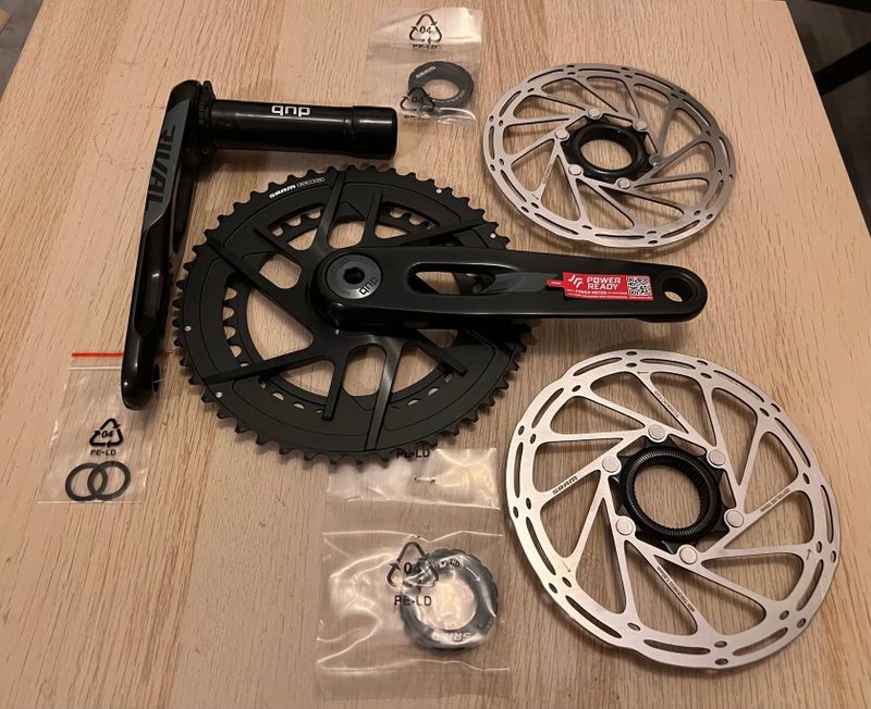 Nové kliky Sram Rival 48/35 170 mm, 2x kotouč Sram Centerline Centerlock